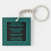 Porte-clés La prière du Seigneur Notre Père Inspirationnel (Dos)