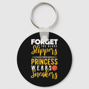 Porte-clés La princesse de basket-ball porte des Baskets