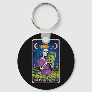 Porte-clés La princesse Pickle Tarot Card Amoureux Femmes Fil