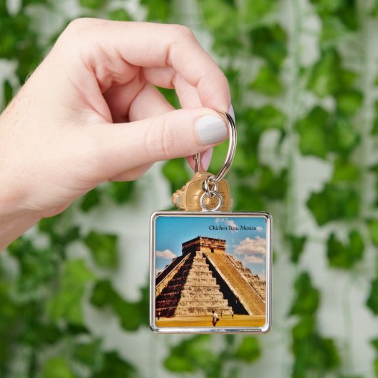 Porte-clés La pyramide de Kukulkan (main)