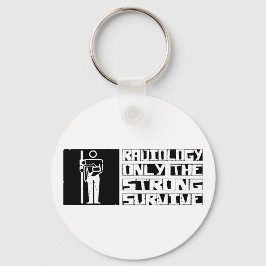 Porte-clés La radiologie survit (Recto)
