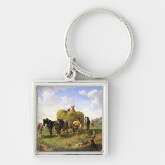 Porte-clés La récolte de foin, 1869 (Devant)