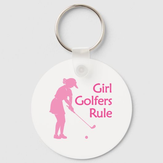 Porte-clés La règle des filles golfeuses (Recto)