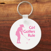 Porte-clés La règle des filles golfeuses (Recto)