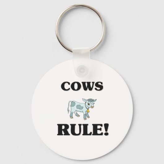 Porte-clés La règle des vaches ! (Recto)