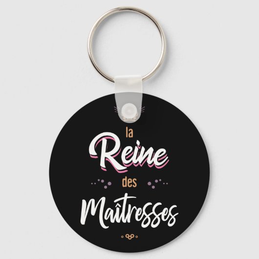 Porte-clés La reine des maitresses (Recto)