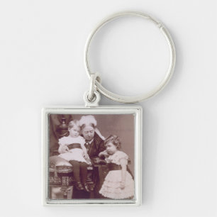 Porte-clés La Reine Victoria (1819-1901) avec ses
