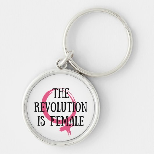 Porte-clés La révolution est féminine (Devant)