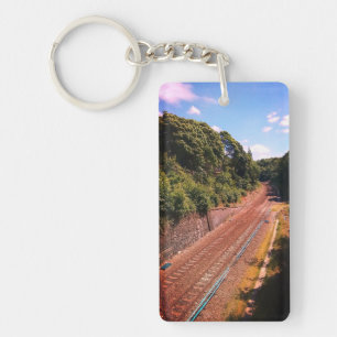 Porte-clés La rive à côté des pistes