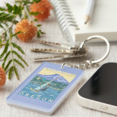 Porte-clés La rivière Hood, surfers d'ORWind et pensionnaires (Devant droit)