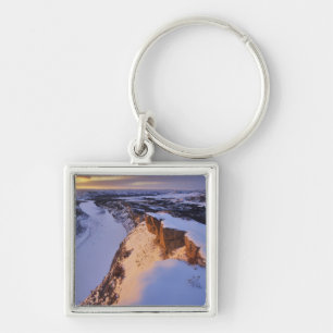 Porte-clés La rivière Little Missouri en hiver à