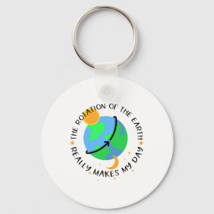 Porte-clés La Rotation De La Terre Fait Vraiment Mon Jour Fun