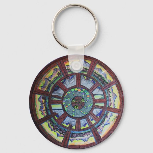 Porte-clés La roue du temps ligne cadeau (Recto)