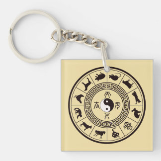Porte-clés La roue Tai Chi Zodiac
