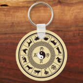 Porte-clés La roue Tai Chi Zodiac (Verso)