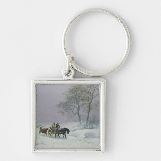 Porte-clés La route hivernale à lancer sur le marché (Devant)