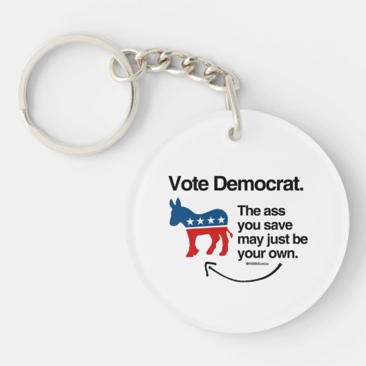 PORTE-CLÉS L'A S S QUE VOUS SAUVEZ PEUT ÊTRE VOTRE PROPRE (Devant)