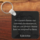 Porte-clés La sagesse d'Epictetus : l'autonomisation par la r (Recto)