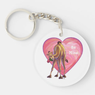 Porte-clés La Saint-Valentin au chameau