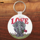 Porte-clés La Saint-Valentin des éléphants (Recto)