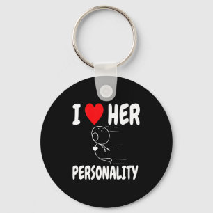 Porte-clés La Saint-Valentin drôle de femme couple assorti I