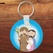Porte-clés La Sainte Famille (Recto)