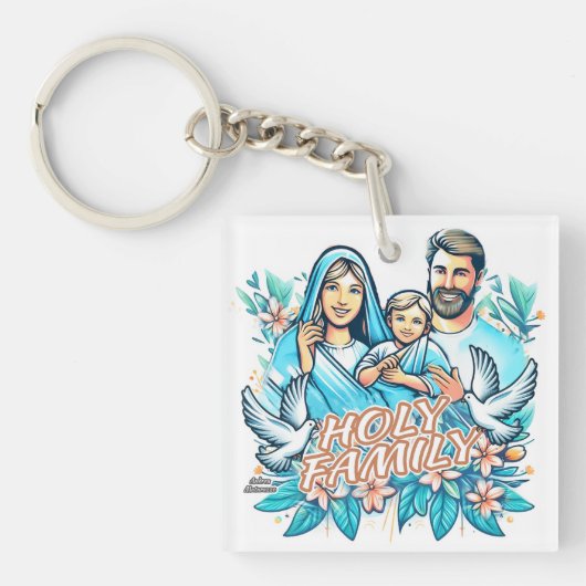 Porte-clés La Sainte Famille (Devant)