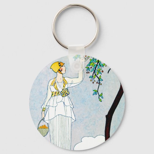 Porte-clés La Saison Des Prunes Mirabelles (Recto)