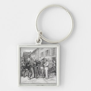 Porte-clés La salle de club de Zermatt en 1864, "de la monté