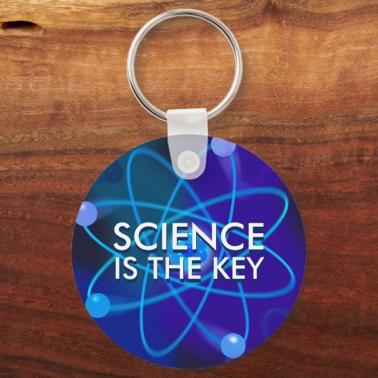 PORTE-CLÉS LA SCIENCE EST LA CLÉ (Recto)