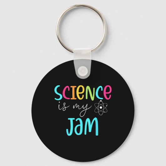 Porte-clés La science est ma confiture Cute Prof de science A (Recto)
