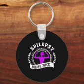 Porte-clés La sensibilisation à l'épilepsie est indispensable (Recto)