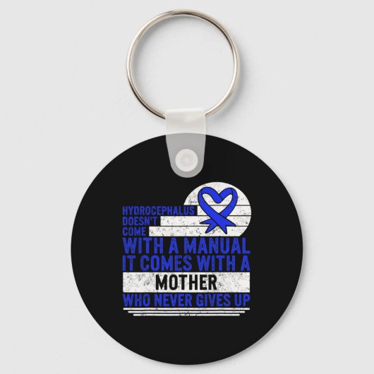 Porte-clés La sensibilisation à l'hydrocéphalie n'est pas acc (Recto)