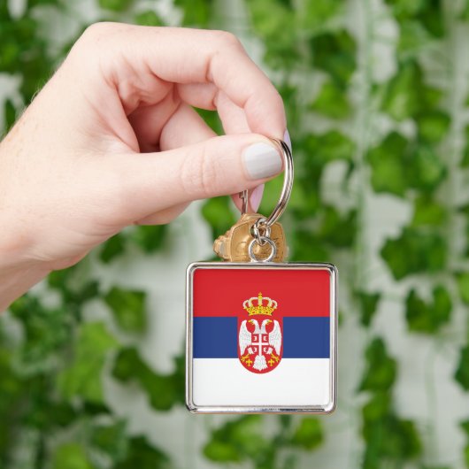PORTE-CLÉS LA SERBIE (main)
