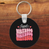 Porte-clés La serveuse préférée de Cupidon pour la Saint-Vale (Recto)