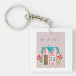 Porte-clés La Signature Whimsy (Rose et sarcelle)