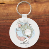 Porte-clés La sirène et le Porte - clé de Fish Kid (Recto)