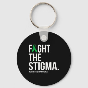 Porte-clés La Stigma Green Ribbon santé mentale