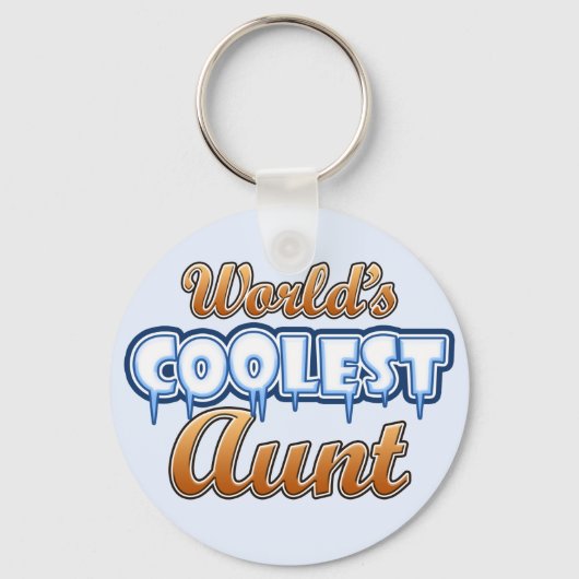 Porte-clés La tante la plus froide du monde (Recto)