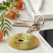 Porte-clés La Tassel D'Huile D'Or Vaut Le Diplôme Hassle (Côté)