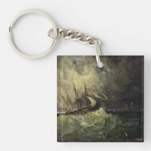 Porte-clés La Tempête - Félix Ziem (Devant)