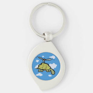 Porte-clés la tortue hélicoptère