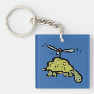 Porte-clés la tortue hélicoptère