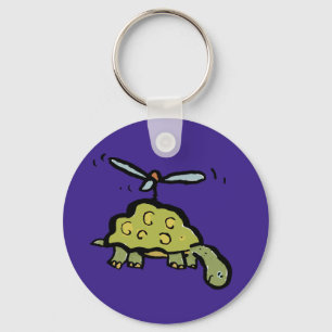 Porte-clés la tortue hélicoptère