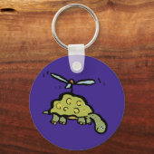 Porte-clés la tortue hélicoptère (Recto)