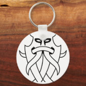 Porte-clés La tribu des Masques d'Odin (en noir) (Recto)