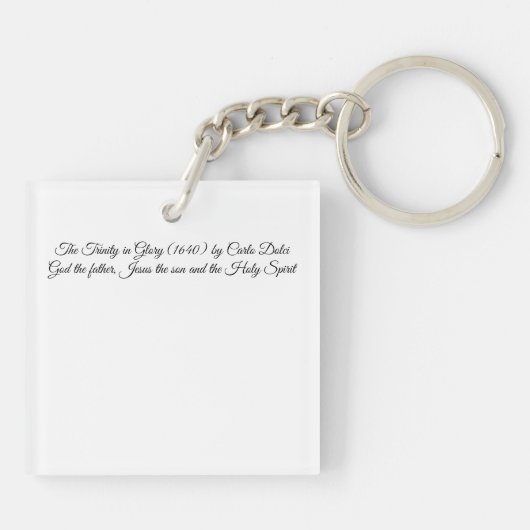 Porte-clés La Trinité (Dos)
