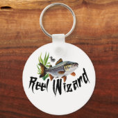 Porte-clés La truite arc-en-ciel Reel Wizard (Recto)
