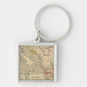 Porte-clés La Turquie, la Grèce et l'Italie de 1700 a 1840
