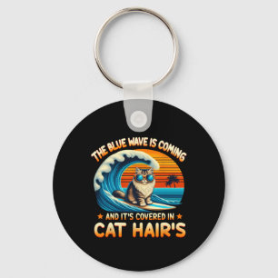 Porte-clés La Vague Bleue arrive et elle est couverte dans le